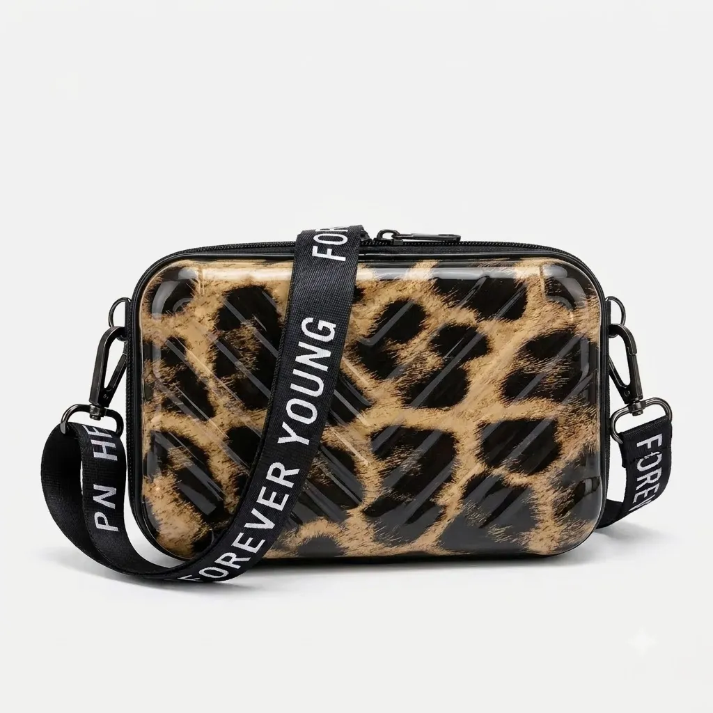 Young Sling Box Bag with Detachable Adjustable Shoulder Strap
